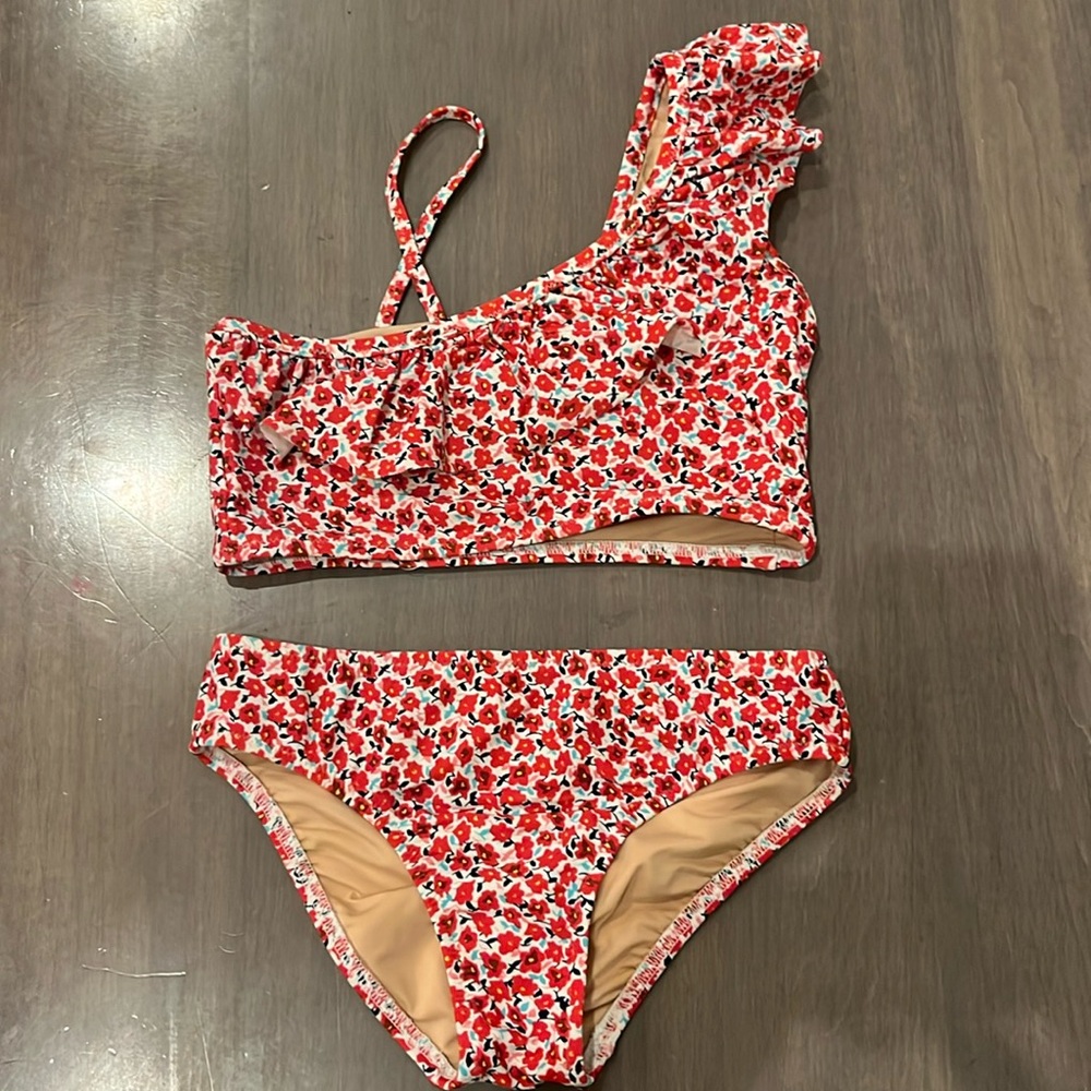J. Crew two piece swim size 6-7